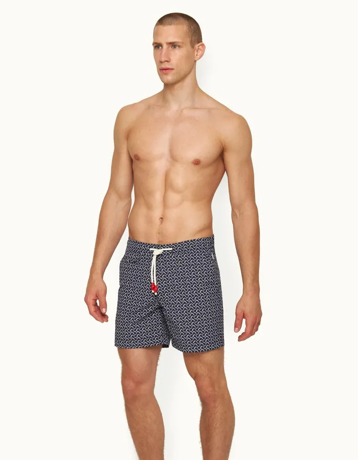 Men Orlebar Brown Swim Shorts Standard Midnight Navy