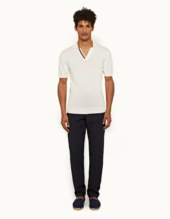 Men Orlebar Brown Trousers Cornell Night Iris