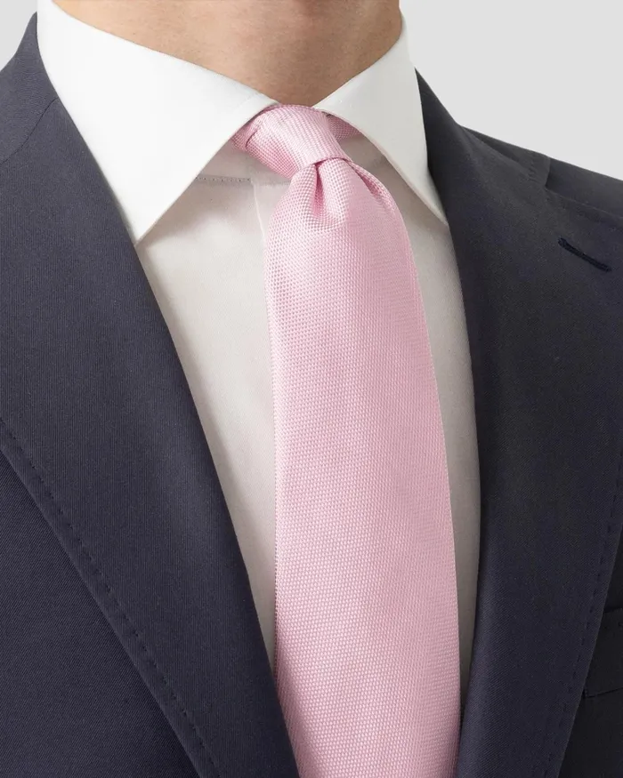Men Pink Basketweave Tie Pink Eton Ties Men Pink Basketweave Tie Pink Eton Ties