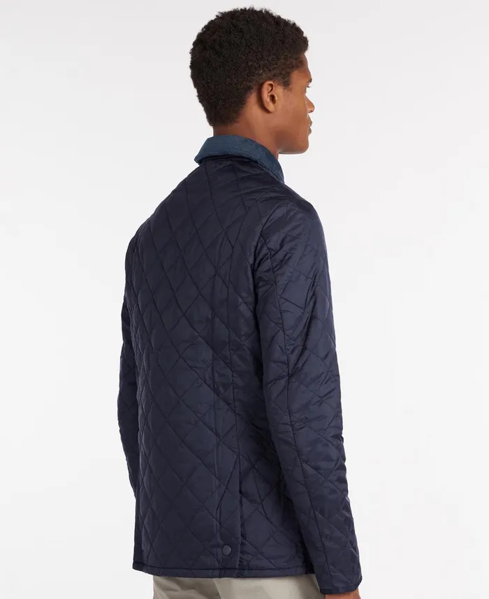 Men Quilted Jackets Barbour Heritage Liddesdale Quilted Jacket Black