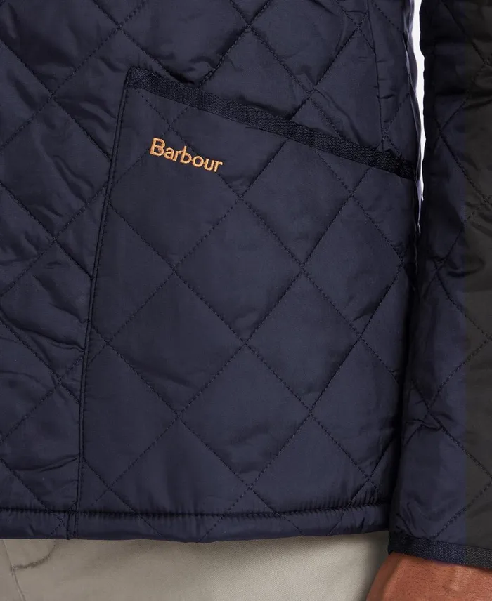 Men Quilted Jackets Barbour Heritage Liddesdale Quilted Jacket Black