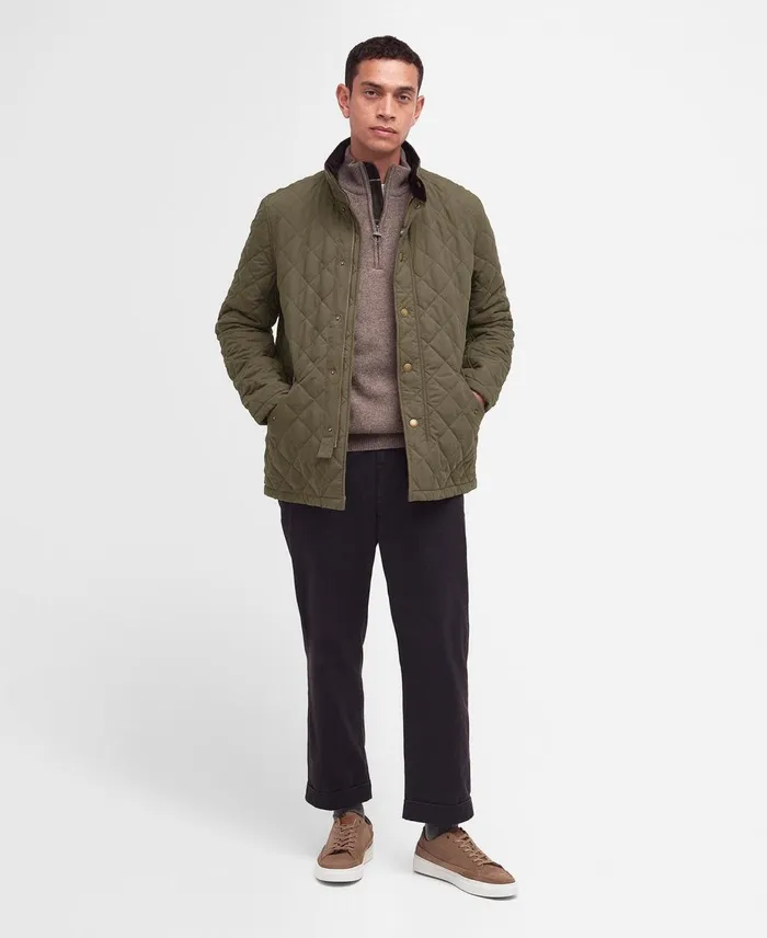 Men Quilted Jackets Barbour Shoveler Quilted Jacket Washed Ochre Men Quilted Jackets Barbour Shoveler Quilted Jacket Washed Ochre