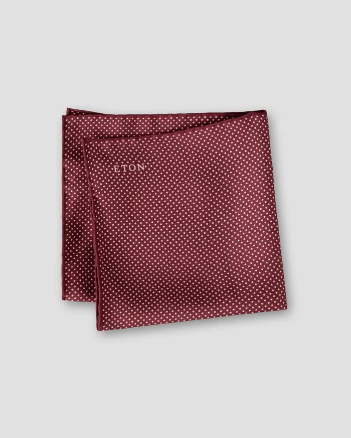 Men Red Polka Dots Silk Pocket Square Pink Eton Pocket Squares Men Red Polka Dots Silk Pocket Square Pink Eton Pocket Squares