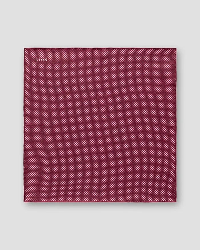 Men Red Polka Dots Silk Pocket Square Pink Eton Pocket Squares Men Red Polka Dots Silk Pocket Square Pink Eton Pocket Squares