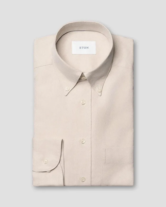 Men Royal Oxford Shirt Brown Eton Casual Shirts Men Royal Oxford Shirt Brown Eton Casual Shirts