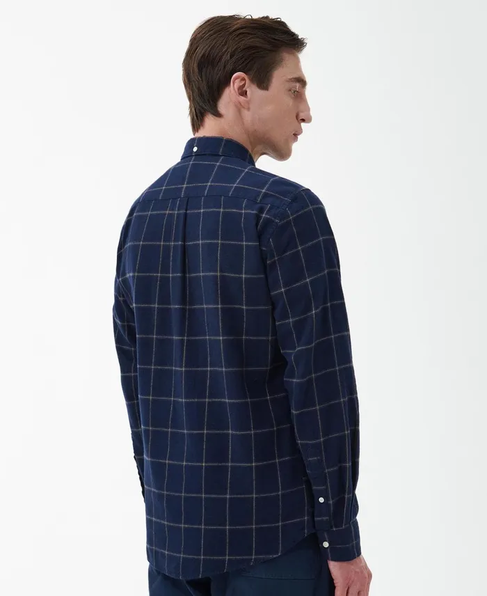 Men Shirts Barbour Acorn Tailored Shirt Classic Navy Men Shirts Barbour Acorn Tailored Shirt Classic Navy
