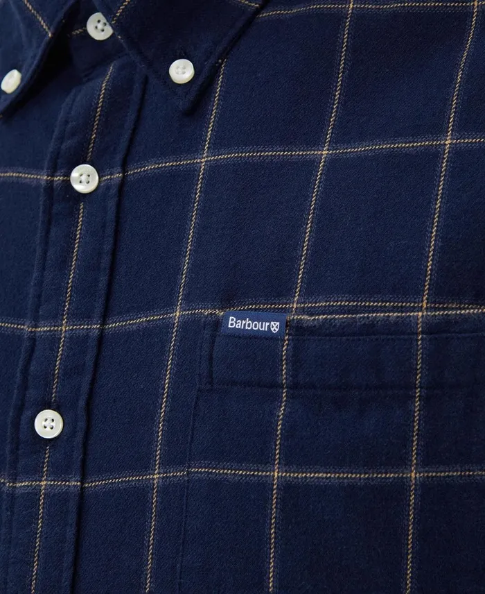 Men Shirts Barbour Acorn Tailored Shirt Classic Navy Men Shirts Barbour Acorn Tailored Shirt Classic Navy