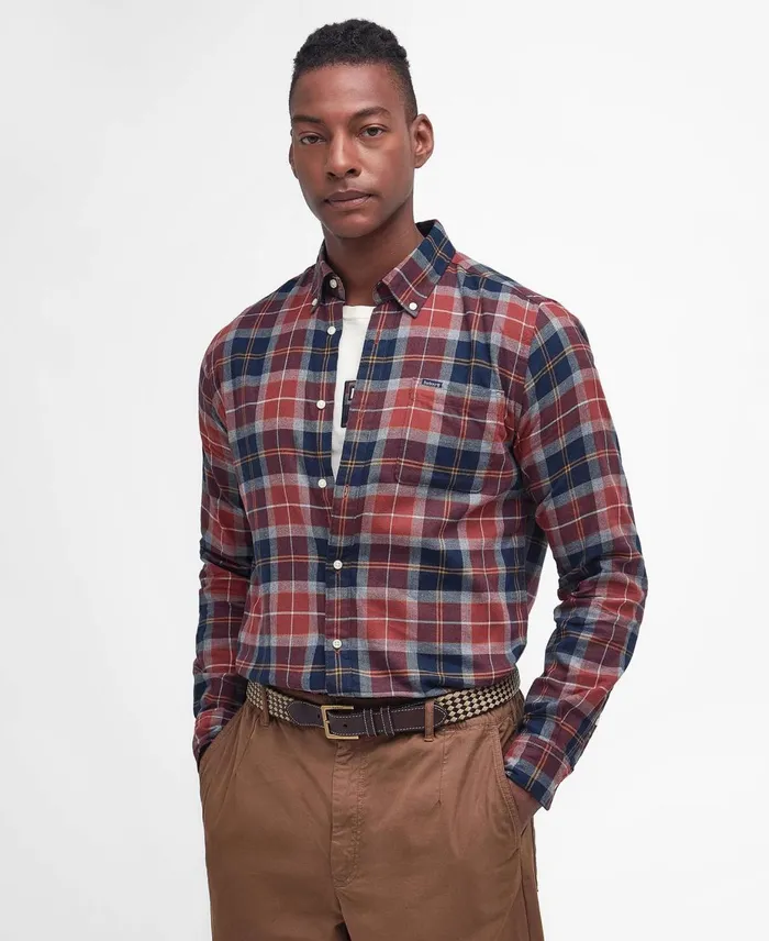 Men Shirts Barbour Rasay Tailored Shirt Brackencroft Tartan