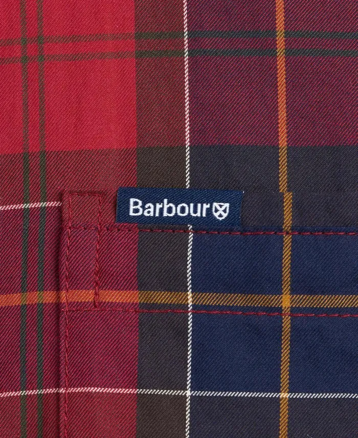 Men Shirts Barbour Wetheram Tailored Shirt Winter Red