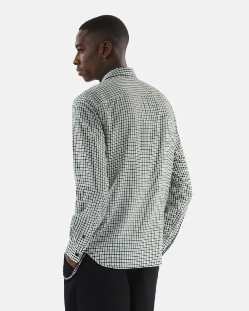 Men Shirts The Kooples Floral Print Shirt Black White