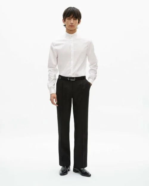 Men Shirts The Kooples White Striped Formal Shirt White