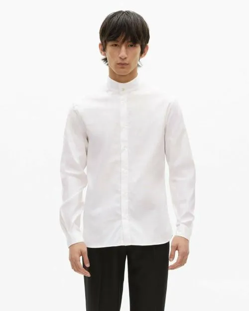 Men Shirts The Kooples White Striped Formal Shirt White