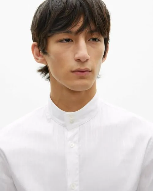 Men Shirts The Kooples White Striped Formal Shirt White
