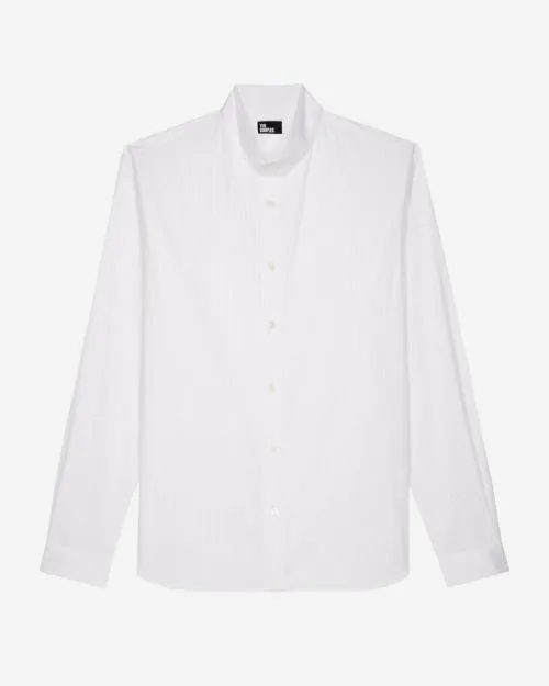 Men Shirts The Kooples White Striped Formal Shirt White