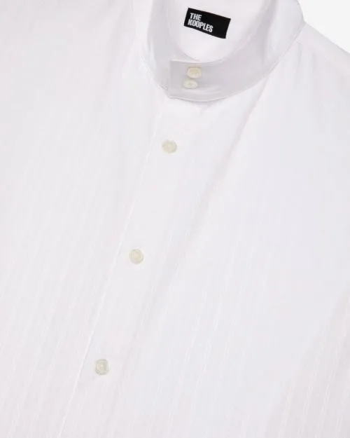 Men Shirts The Kooples White Striped Formal Shirt White