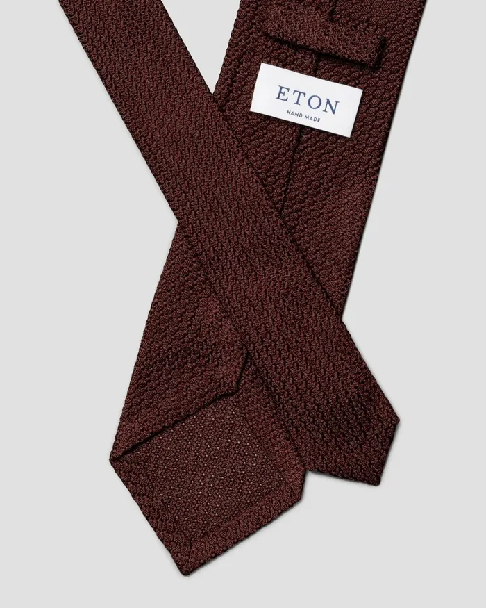 Men Solid Grenadine Tie Red Eton Ties Men Solid Grenadine Tie Red Eton Ties