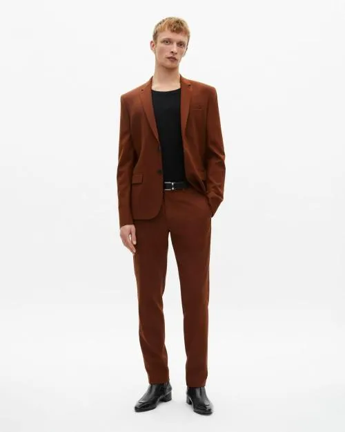 Men Suits The Kooples Brown Suit Jacket Rouille