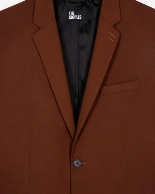 Men Suits The Kooples Brown Suit Jacket Rouille