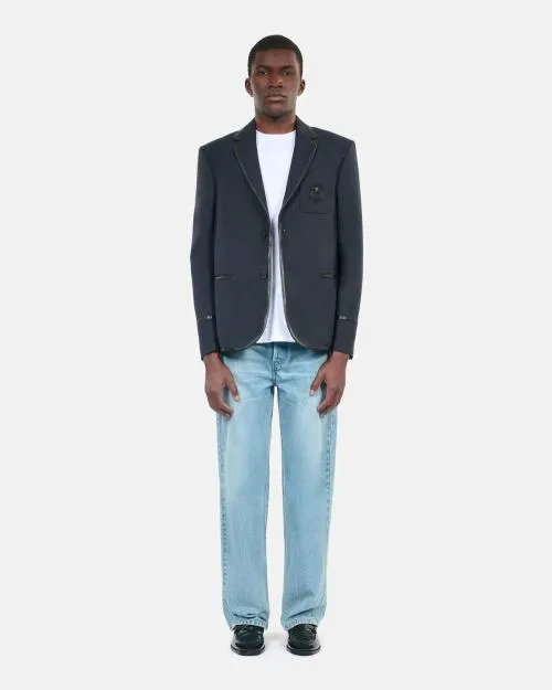 Men Suits The Kooples Navy Blue WoolBlend Jacket Dark Navy