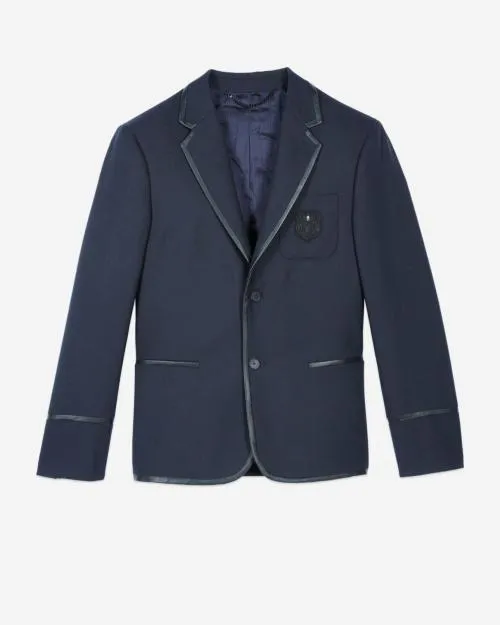 Men Suits The Kooples Navy Blue WoolBlend Jacket Dark Navy