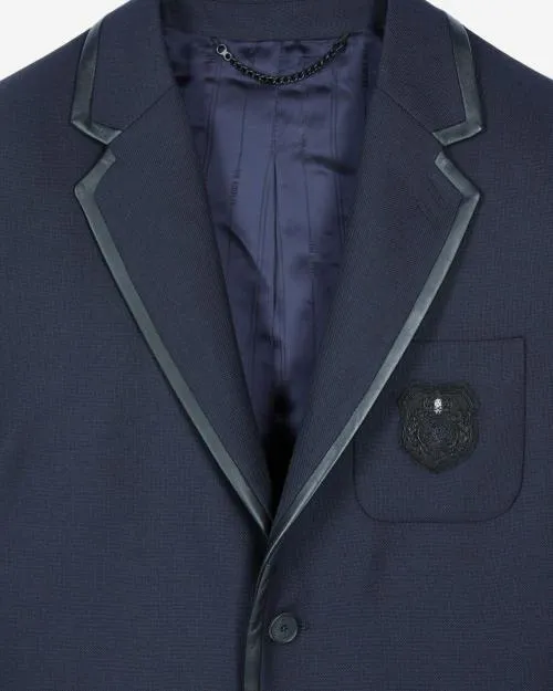 Men Suits The Kooples Navy Blue WoolBlend Jacket Dark Navy