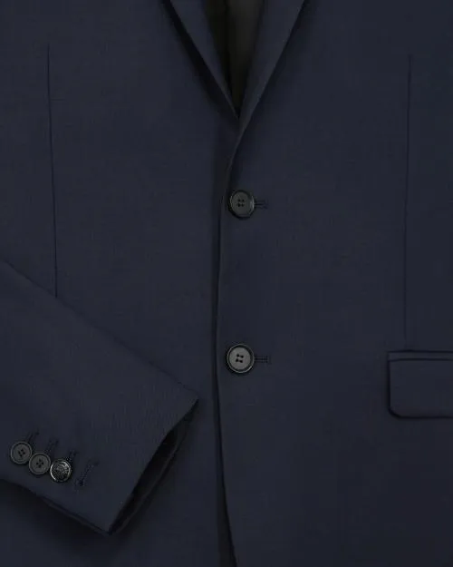 Men Suits The Kooples Navy Blue Wool Fitted Suit Jacket Dark Navy
