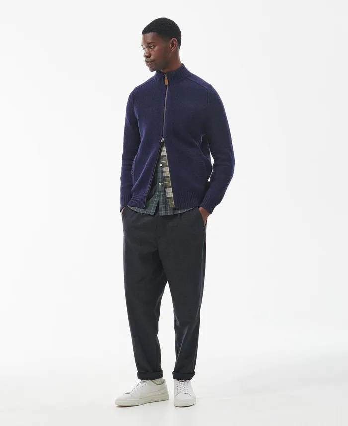 Men Sweaters Barbour Calder Zip Through Jumper Olive Tweed Men Sweaters Barbour Calder Zip Through Jumper Olive Tweed