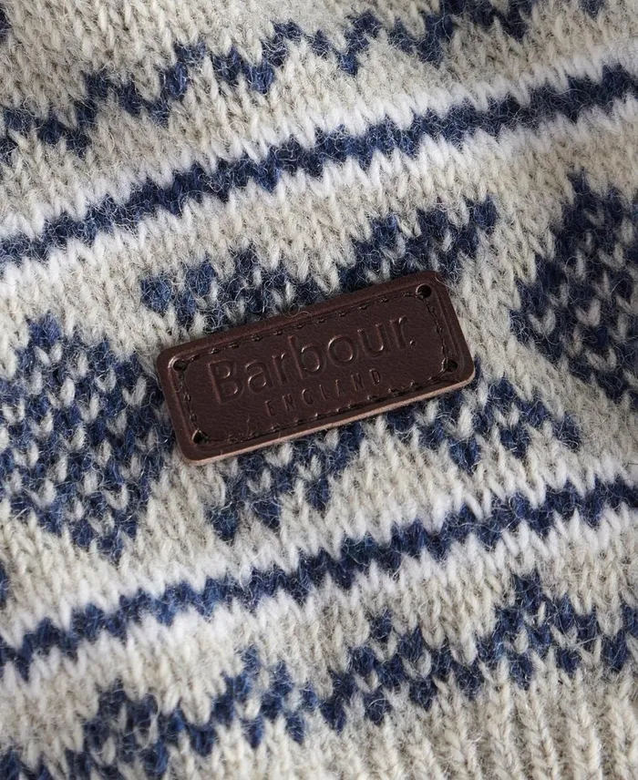 Men Sweaters Barbour Essential Fairisle Sweatshirt Forest Men Sweaters Barbour Essential Fairisle Sweatshirt Forest