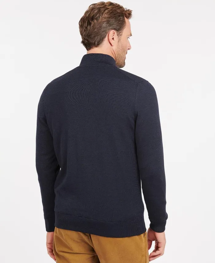 Men Sweaters Barbour Gamlan Half Zip Sweater Olive