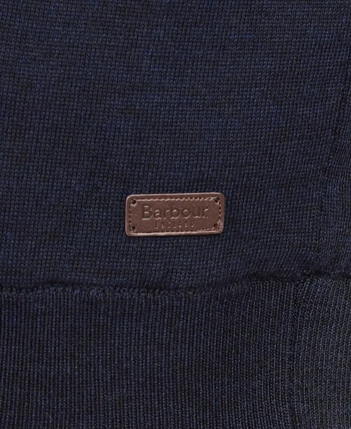 Men Sweaters Barbour Gamlan Half Zip Sweater Olive
