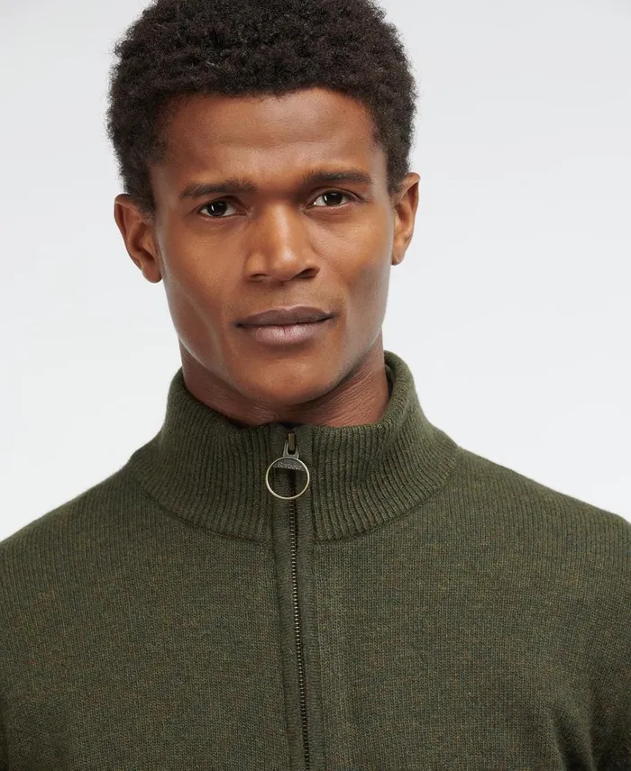 Men Sweaters Barbour Holden Half Zip Sweater Navy