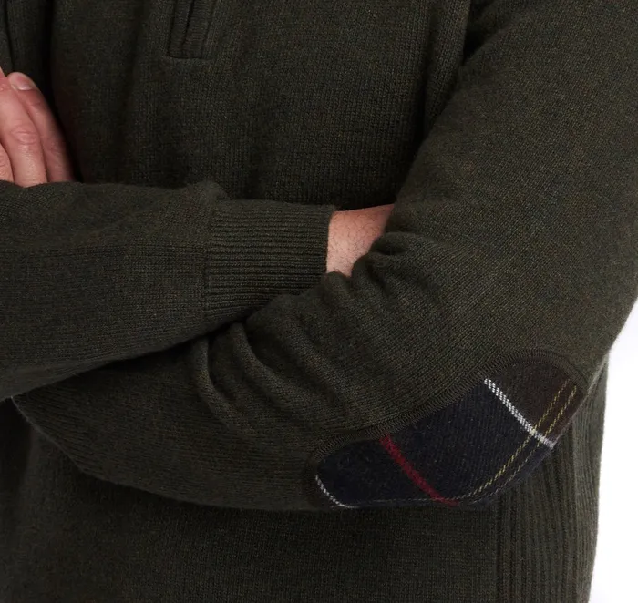 Men Sweaters Barbour Holden Half Zip Sweater Navy