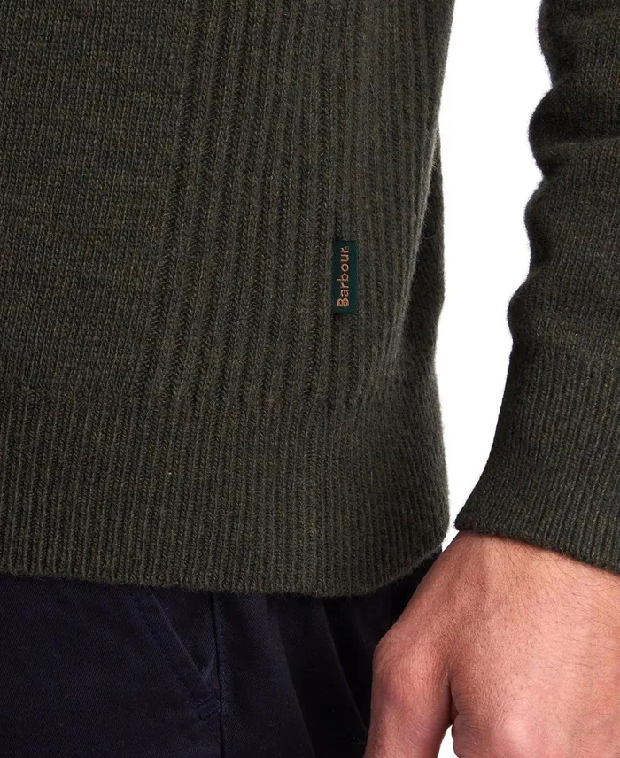 Men Sweaters Barbour Holden Half Zip Sweater Navy