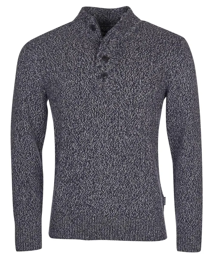 Men Sweaters Barbour Sid Half Zip Jumper Olive Marl Men Sweaters Barbour Sid Half Zip Jumper Olive Marl