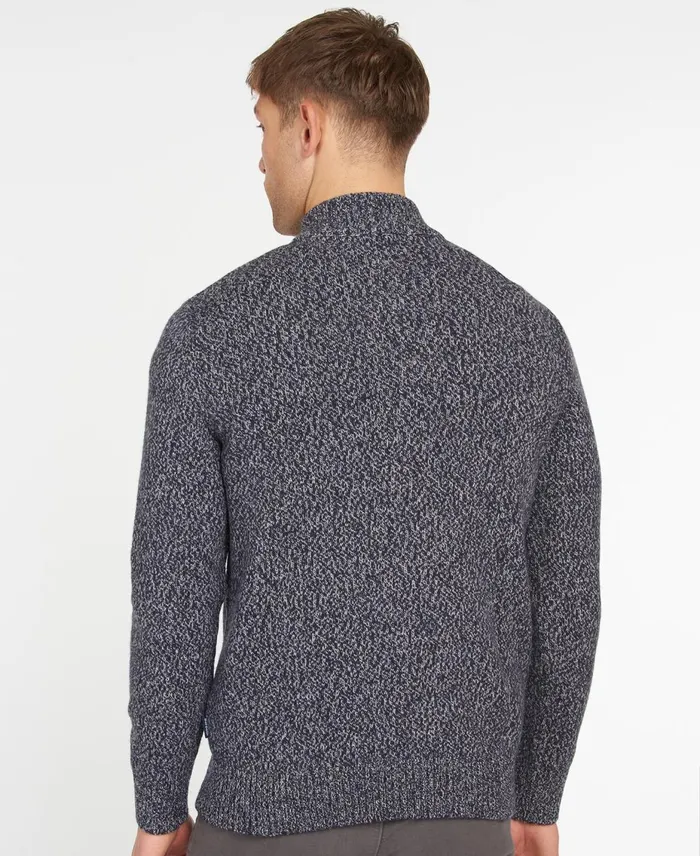 Men Sweaters Barbour Sid Half Zip Jumper Olive Marl Men Sweaters Barbour Sid Half Zip Jumper Olive Marl