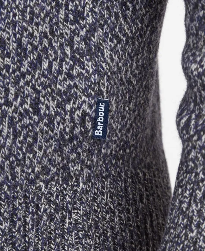 Men Sweaters Barbour Sid Half Zip Jumper Olive Marl Men Sweaters Barbour Sid Half Zip Jumper Olive Marl
