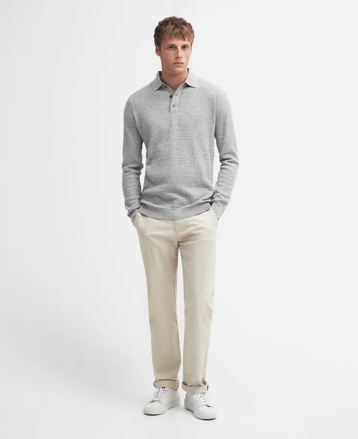 Men Sweaters Barbour Thornbury Knitted Polo Shirt Classic Navy Men Sweaters Barbour Thornbury Knitted Polo Shirt Classic Navy