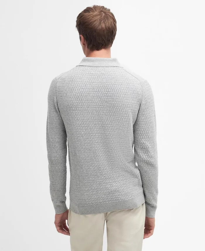 Men Sweaters Barbour Thornbury Knitted Polo Shirt Classic Navy Men Sweaters Barbour Thornbury Knitted Polo Shirt Classic Navy