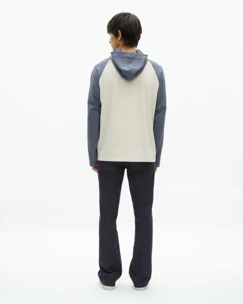 Men Tshirts The Kooples Beige Logo Long Sleeve TShirt Beige Grey