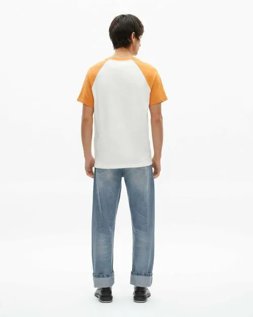 Men Tshirts The Kooples Ecru Screen Print TShirt Ecru