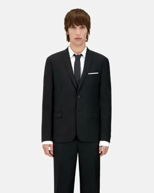 Men Ties and Bow Ties The Kooples Black Silk Tie Black