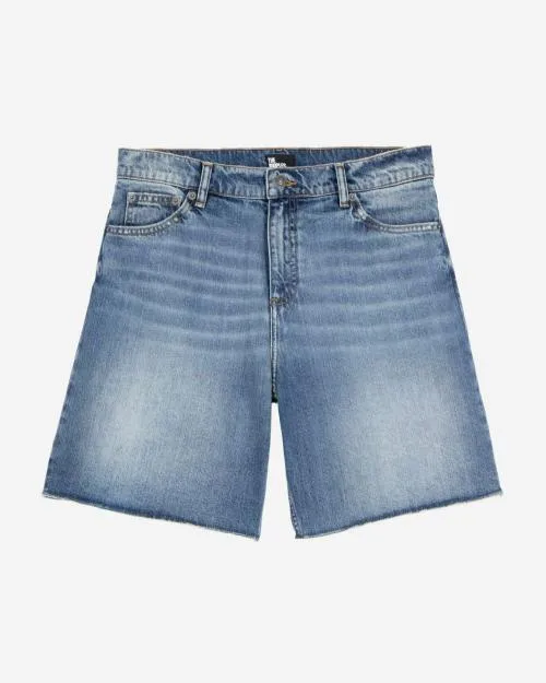 Men Trousers and Jeans The Kooples Blue Denim Bermuda Shorts Baby Blue