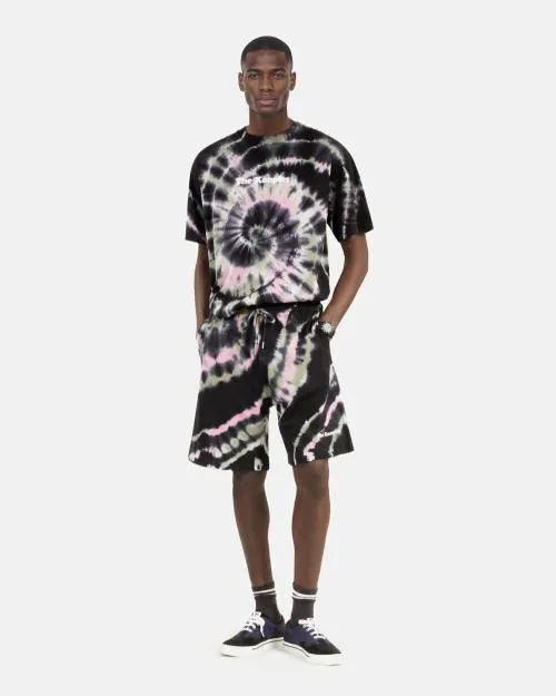 Men Trousers and Jeans The Kooples Tie Dye Print Shorts Ecru Green