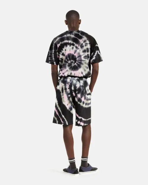 Men Trousers and Jeans The Kooples Tie Dye Print Shorts Ecru Green