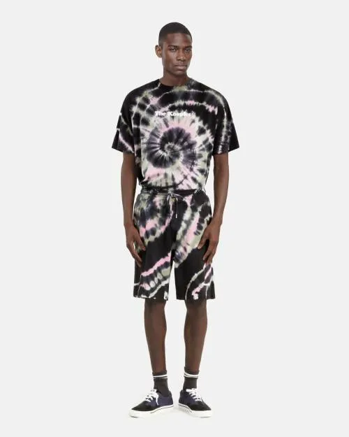 Men Trousers and Jeans The Kooples Tie Dye Print Shorts Ecru Green