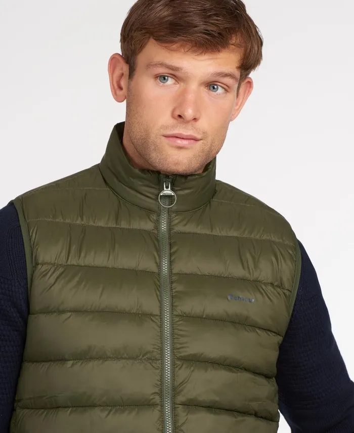 Men Vests Barbour Bretby Gilet Olive