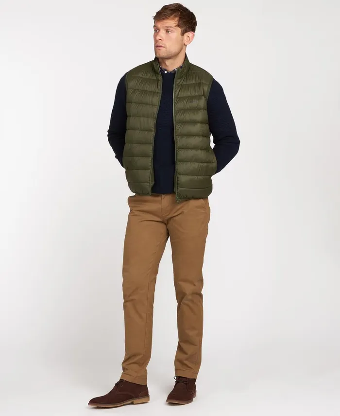 Men Vests Barbour Bretby Gilet Olive