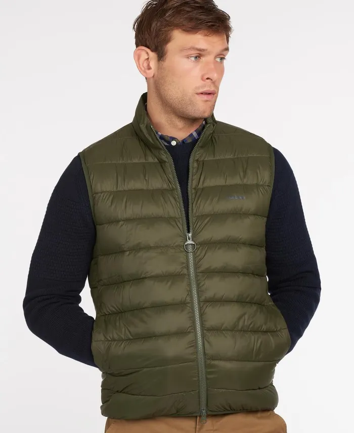 Men Vests Barbour Bretby Gilet Olive