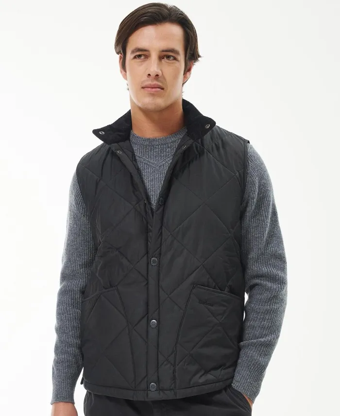 Men Vests Barbour Liddesdale Gilet Sage