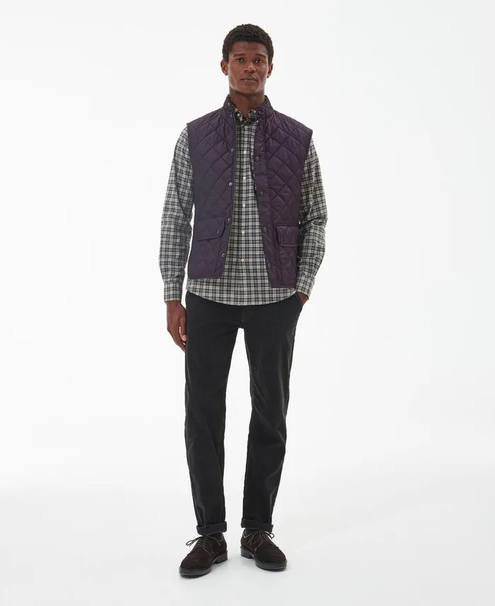 Men Vests Barbour Lowerdale Gilet Charcoal Men Vests Barbour Lowerdale Gilet Charcoal